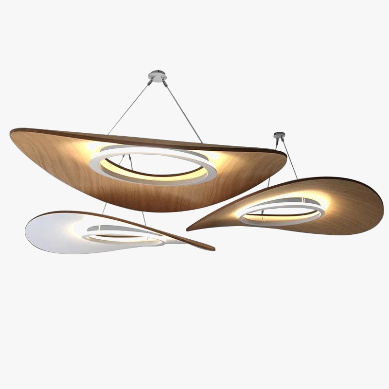 moderne minimalistisk dansk designerlampe i træ