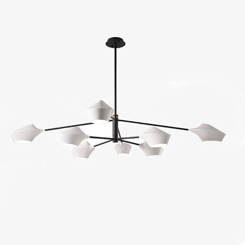 Elegant moderne krystallysekrone