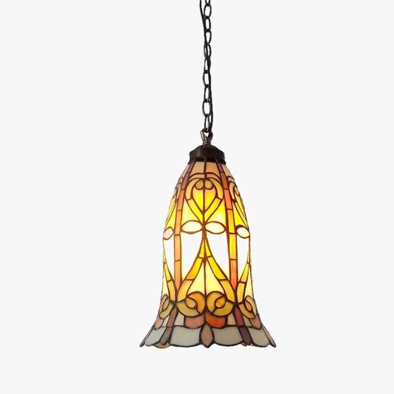 Elegant retro-pendel i rattan