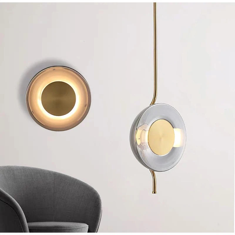 Minimalistisk kreative postmoderne glas lysekrone lys