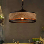 Lustre industriel corde