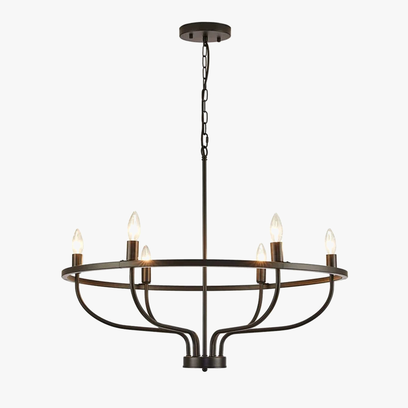Industriel vintage loftlampe i metal