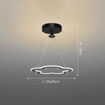 Lustre Led Design Formes Originales Noir - E / Chaude Luminaire Chambre