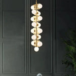 Lustre Led Doré Avec Boules Verre Luminaire Chambre