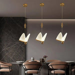 Lustre Led En Verre Butterfly Luminaire Chambre