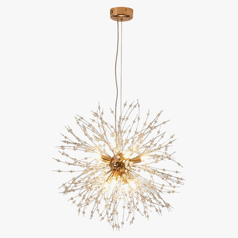 Moderne LED-lysekrone i nordisk stil til indretning