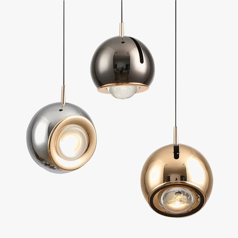 Moderne nordisk LED-lysekrone, justerbar, til restaurant og hjem