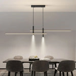 Lustre Led Sarno Minimaliste En Barre Luminaire Doré