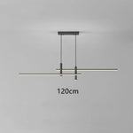 Lustre Led Sarno Minimaliste En Barre Noir - 120 Cm / Chaude Luminaire Doré