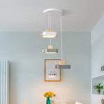 Lustre Led Scandinave Bois Ainhara Luminaire Chambre