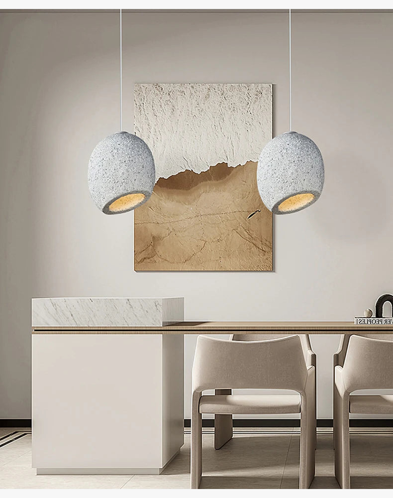 Wabi Sabi nordisk LED-lysekrone til café og restaurant