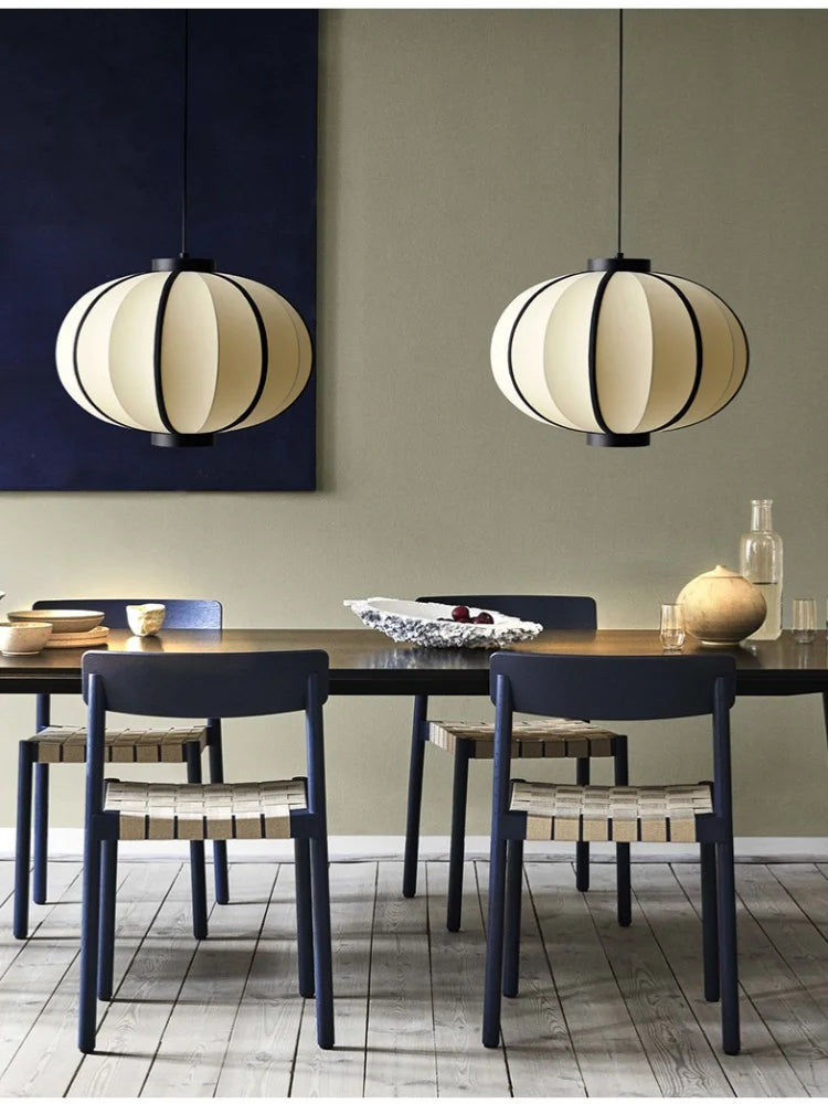 Moderne stoflampe til indretning og restaurant