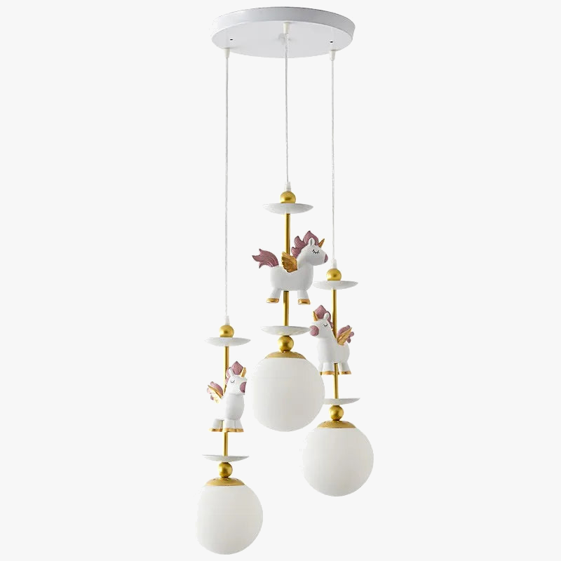 Moderne minimalistisk nordisk børnelampe