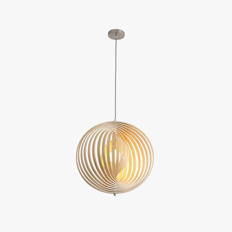 Lys nordisk design-trælysekrone