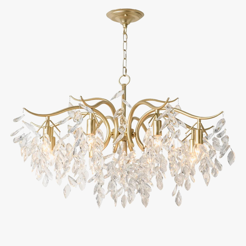 Moderne elegant krystallysekrone