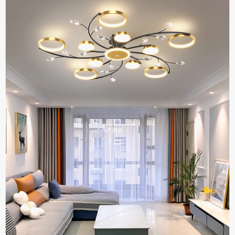 Lyskronen skandinavisk elegant moderne lys