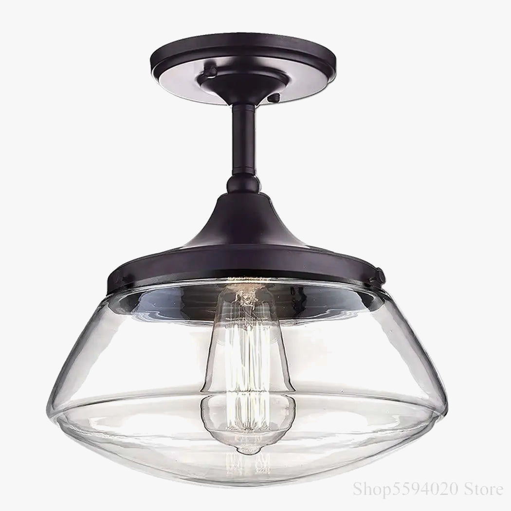 Retro industriel krystallysekrone elegant