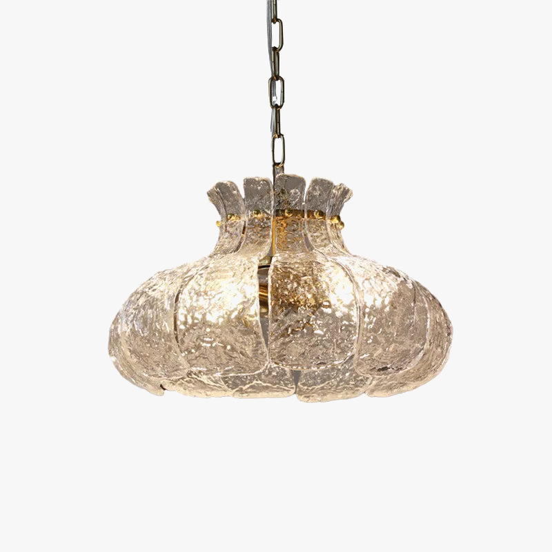 Nordisk retro lysekrone i kobber med vintage design og luksuslook