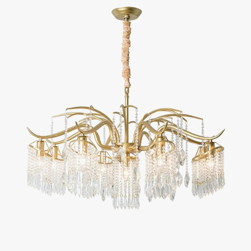 Barok lysekrone i kostbart design