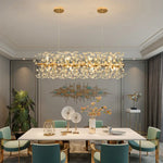Lustre Suspension Cristal | Salon Chambre Salle À Manger 5: 120 Cm
