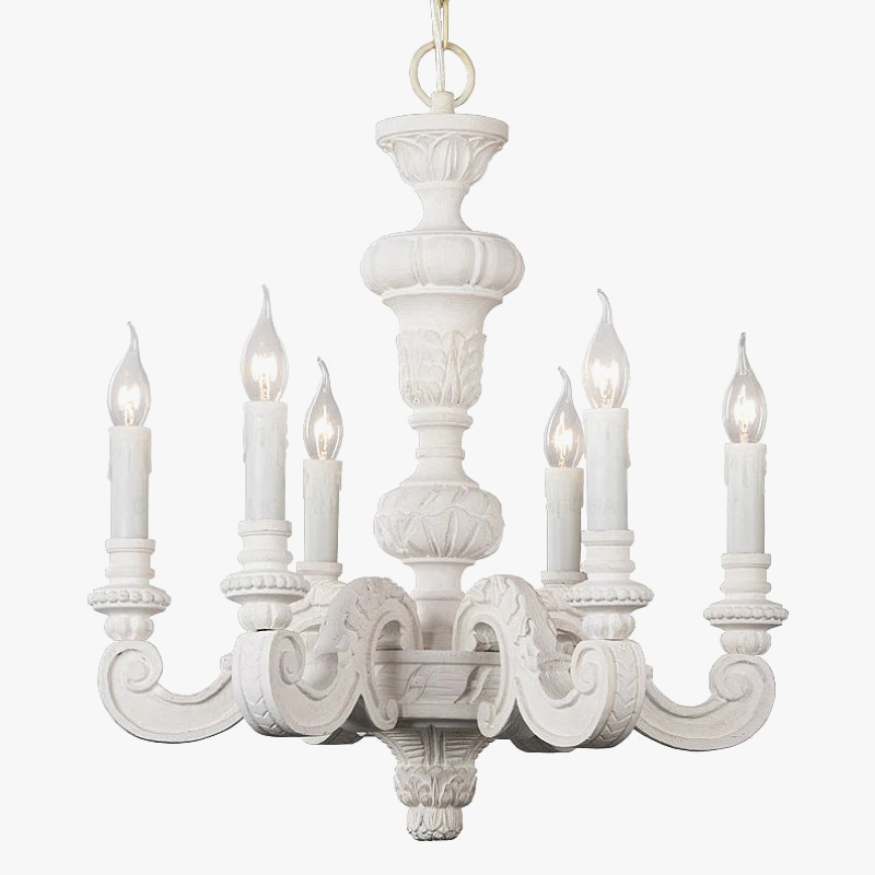 Elegant vintage trælampe