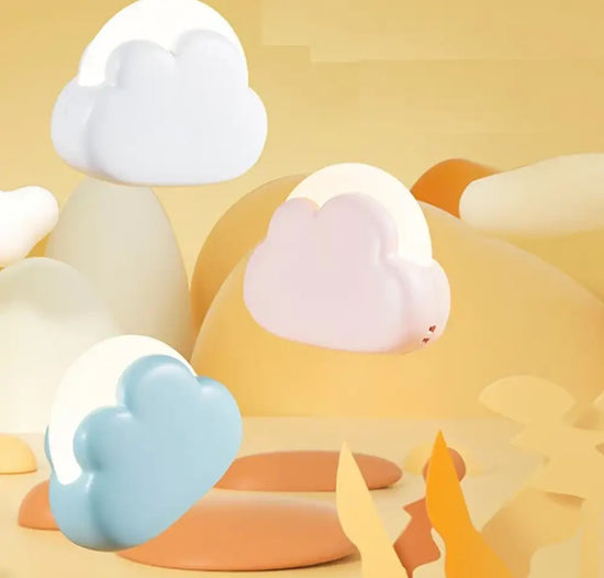 Mini lampe led en forme de nuage coloré à intensité variable