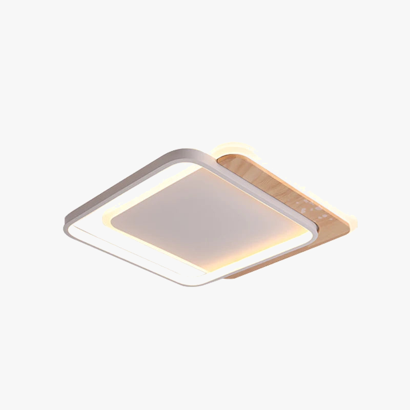 Elegante LED-lysekroner i massivt træ