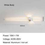 Moderne Minimaliste Luminaire Design Élégant Mural 18W Blanc / Froid (5 500-7 000 K). Applique