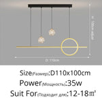 Nordic Led Pendant Lights Dining Table Kitchen Bedroom Foyer Living Room Hotel Restaurant Coffee