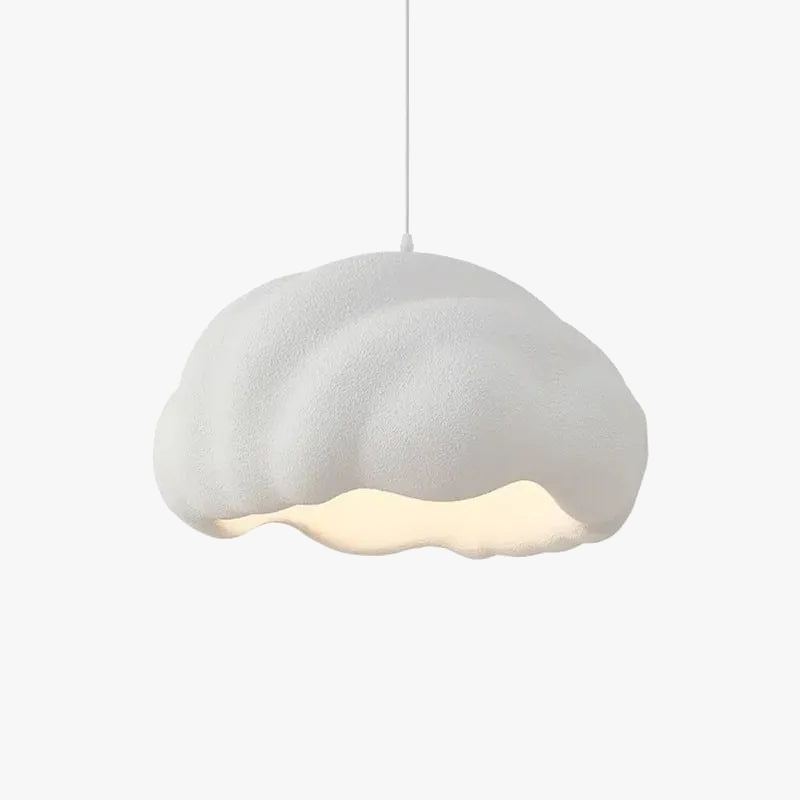 Nordisk minimalistisk kreativ sky Wabi Sabi creme stil Led lysekrone Restaurant Bar boligindretning lampe spisestue lys