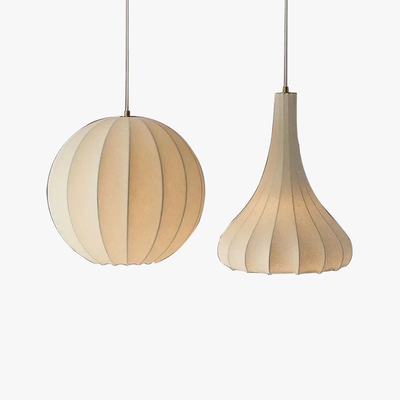 Nordisk Wabi Sabi pendellampe LED lys til stue minimalistisk silkelysekrone Bar spisestue soveværelse Loft hængelampe