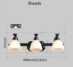Omee Applique Murale Élégante Design Minimaliste Lumineux 3 Têtes Noir / Chine Ne Pas Inclure
