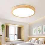 Plafonnier Cuisine En Bois Rond / 30Cm
