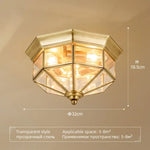 Plafonnier Diamant Moderne Priyanka Luminaire Doré