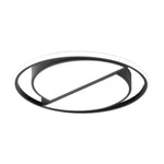 Plafonnier Led Cercle Décalé Design Luminaire Chambre