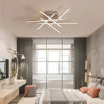 Plafonnier Led Chromé Moderne Luminaire Chambre