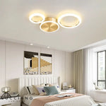 Plafonnier LED Circulaire doré