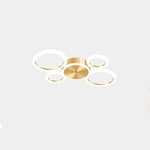 Plafonnier LED Circulaire doré
