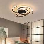 Plafonnier Led Design Semi-Cercles Dilia Luminaire Chambre