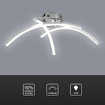 Plafonnier Led Design Teylor 3 Barres Luminaire Chambre