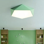 Plafonnier Led Géométrique Coloré Luminaire Chambre