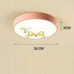 Plafonnier Led Rond Coloré Enfant Luminaire Chambre