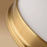 Plafonnier Led Rond En Métal Épais Luminaire Chambre