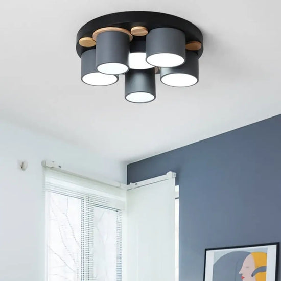 Plafonnier Led Tubes Colorés Orion Luminaire Chambre
