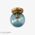 Plafonnier Moderne Diara En Verre Luminaire Chambre