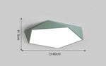 Plafonnier Pour Chambre Adulte Vert / 40Cm