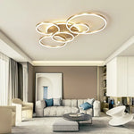 Plafonnier Rond Led | Salon Salle À Manger Et Chambre Coucher C: 6 / Or Blanc Chaud Circulaire