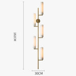 Postmodern Art Lumineux Design Élégant Cuivré Applique Murale Chambre