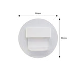 Sandiy Applique Unique Détection Automatique Escaliers Interrupteur Blanc Rond / Chine Chaud
