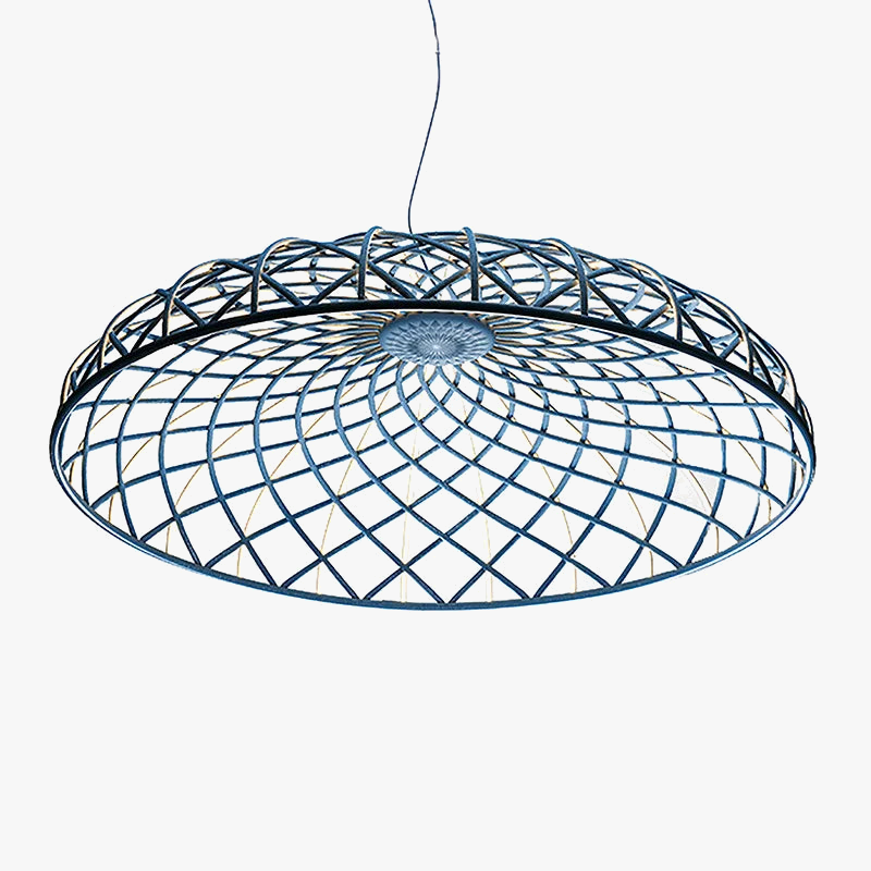 SANDYHA moderne simpel flettet rundt reb lysekrone kreativt net LED lampe til stue spisestue hjem pendellamper belysning